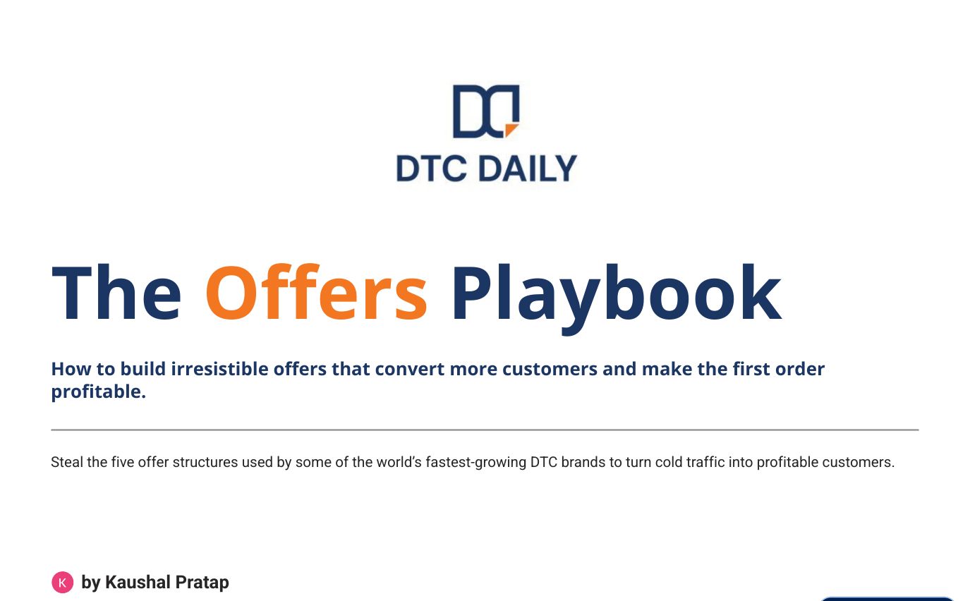 The Offers Playbook cover